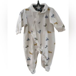 Walt Disney World Baby Pooh Footies Diagonal Snaps Unisex 6 Months